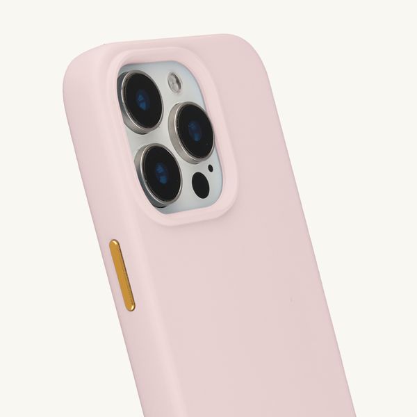 Selencia Coque arrière Rivièra avec MagSafe avec crochets amovibles Apple iPhone 15 Pro - Sorbet Pink
