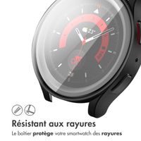 imoshion Coque rigide à couverture complète Samsung Galaxy Watch 6 - 44 mm - Noir