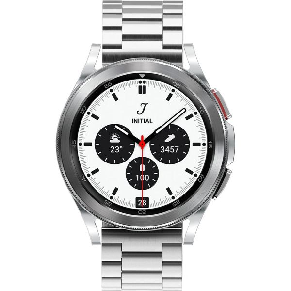 Spigen Bracelet Modern Fit en acier  - Connexion universelle 20 mm - Silver
