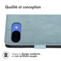 imoshion Étui de télephone portefeuille de luxe Google Pixel 10a - Bleu clair