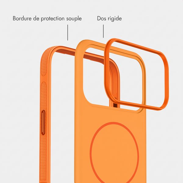 imoshion Coque arrière Color avec Thin MagSafe Ring Apple iPhone 18 Pro Max / 17 Pro Max - Orange