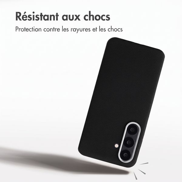 Accezz Coque arrière Mesh avec MagSafe Samsung Galaxy S25 / S24 - Noir