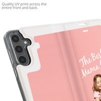 Concevez votre propre housse portefeuille Samsung Galaxy S25 Plus - Blanc