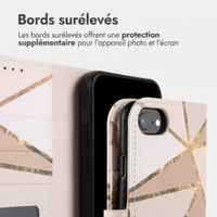 imoshion Étui de télephone portefeuille Design Apple iPhone 17e / 16e - Beige Graphic