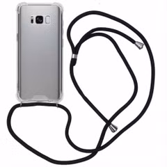 imoshion Coque arrière transparente avec cordon Samsung Galaxy S8 - Noir