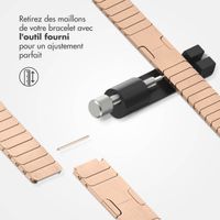 Selencia Bracelet à maillons en acier Apple Watch | 38/40/41/42 mm - Rose Doré