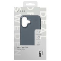 iDeal of Sweden Coque Silicone Apple iPhone 16 - Midnight Blue