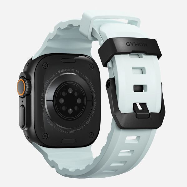 Nomad Bracelet Rocky Point Apple Watch | 44/45/46/49 mm - Icy Blue Glow Black