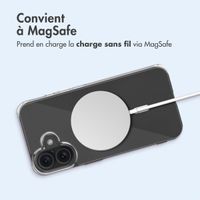 imoshion Coque arrière de protection avec MagSafe Apple iPhone 16 Plus - Transparent
