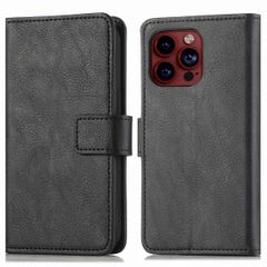 imoshion Étui de télephone portefeuille de luxe Apple iPhone 15 Pro - Noir