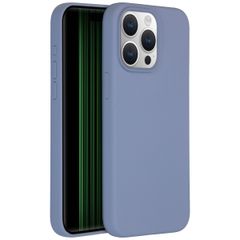 Accezz Coque Liquid Silicone Apple iPhone 15 Pro Max - Lavender Gray