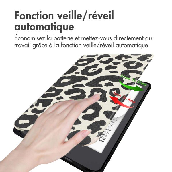 imoshion Design Slim Hard Case Sleepcover Pocketbook Verse / Verse Lite / Verse Pro / Vivlio Light / Light HD - Leopard