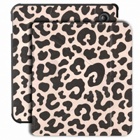 imoshion Étui de liseuse portefeuille design Pliable Kobo Libra Colour - Leopard
