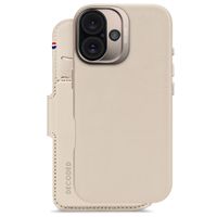 Decoded Portefeuille détachable 2 en 1 en cuir MagSafe Apple iPhone 16 - Clay