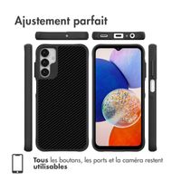 imoshion Rugged Hybrid Carbon Case Samsung Galaxy A15 (5G/4G) - Noir