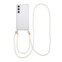 imoshion Coque avec dragonne + bracelet - Perles Samsung Galaxy S25 FE - Transparent