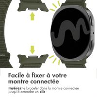 imoshion Bracelet en nylon Samsung Galaxy Watch 8 (40/44mm) / Classic (46mm) - Army Green