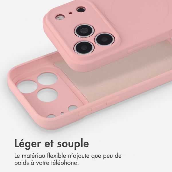 imoshion Coque Couleur avec MagSafe Apple iPhone 18 Pro / 17 Pro - Rose clair