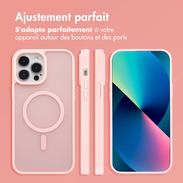 imoshion Coque Color Guard avec MagSafe Apple iPhone 13 Pro Max - Rose clair