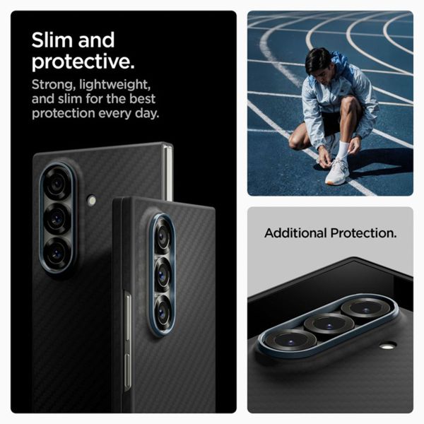 Spigen Coque AirSkin Samsung Galaxy Z Fold 7 - Aramid Black