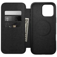 Nomad Étui de télephone portefeuille Modern Leather Folio Apple iPhone 16 Pro Max - English Tan