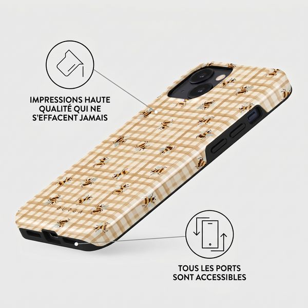 Burga Coque Tough MagSafe Apple iPhone 15 - Honeycomb