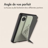 imoshion Étui de liseuse portefeuille design Pliable Kobo Clara Colour / BW - Floral Green
