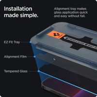Spigen Protection d'écran en verre trempé GLAStR Privacy Applicator - lot de 2 Apple iPhone 13 Pro Max