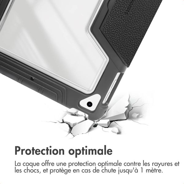 Accezz Coque tablette Rugged Trifold Apple iPad 6 (2018) 9.7 pouces / iPad 5 (2017) 9.7 pouces / Air 2 (2014)/Air 1 (2013) - Noir