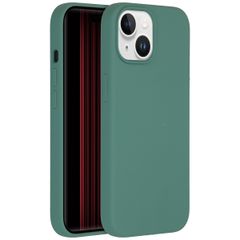 Accezz Coque Liquid Silicone avec MagSafe Apple iPhone 15 - Vert foncé