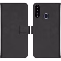 imoshion Étui de télephone portefeuille de luxe Samsung Galaxy A20s - Noir