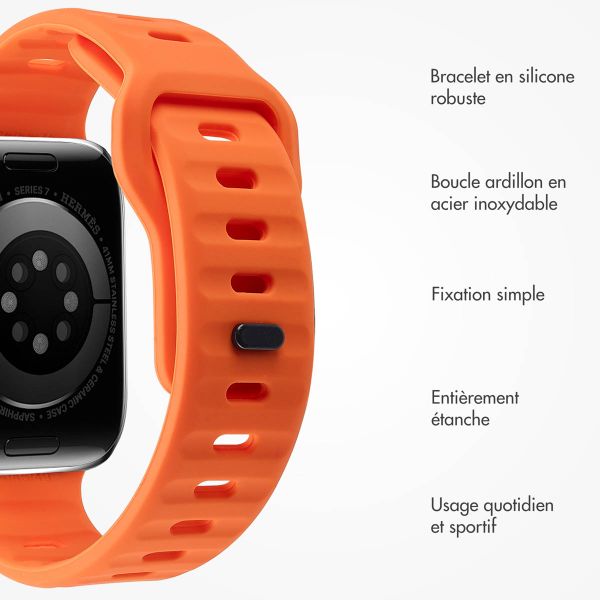 imoshion Bracelet Active Sport en silicone Apple Watch | 38/40/41/42 mm - Orange