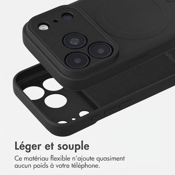 imoshion Coque Couleur avec MagSafe Apple iPhone 18 Pro / 17 Pro - Noir