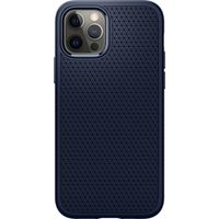 Spigen Coque Liquid Air™ Apple iPhone 12 (Pro) - Bleu foncé