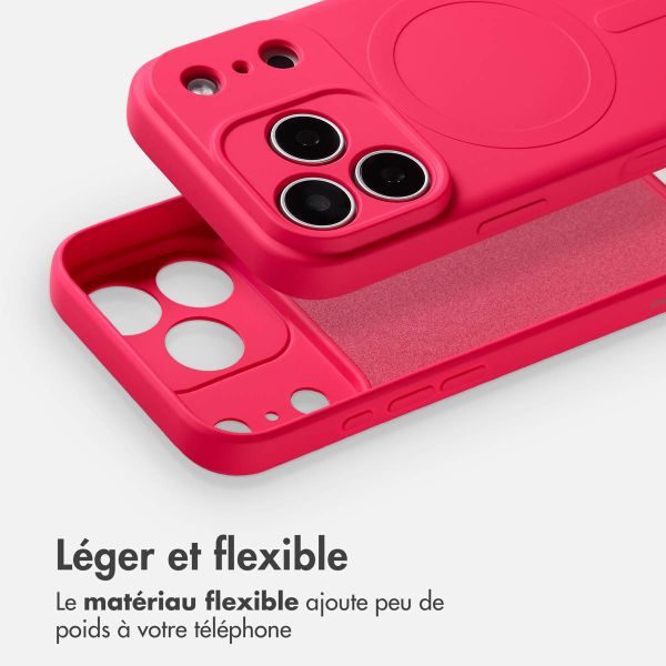 imoshion Coque Couleur avec MagSafe Apple iPhone 17 Pro Max - Neon Pink