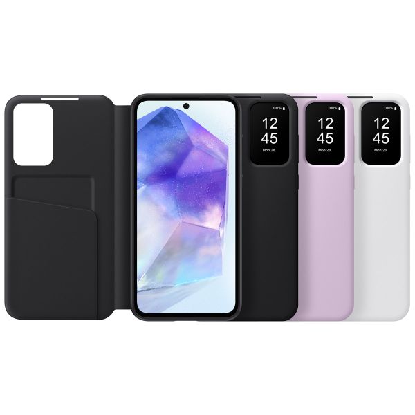 Samsung Original Coque S View Samsung Galaxy A55 - Noir