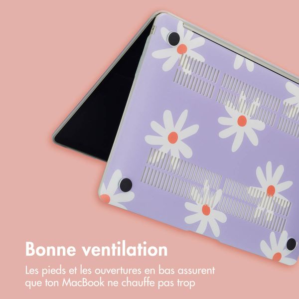 imoshion Coque Design Laptop Apple MacBook Pro 16 pouces (2021 / 2023 M3 / 2024 M4 / 2026 M5) - Flowers Distance
