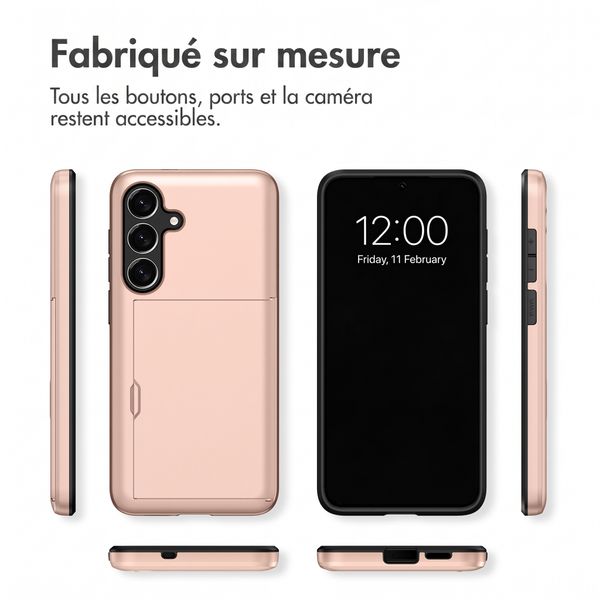 imoshion Coque arrière avec porte-cartes Samsung Galaxy S26 FE - Rose Gold