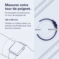 Apple Bracelet Leather Band Modern Buckle Apple Watch | 38/40/41/42 mm - Taille S - Midnight