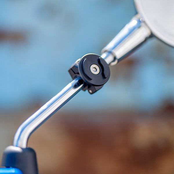 SP Connect Support de téléphone Mirror Mount SPC+ pour scooter / moto - Fixation sur rétroviseur - Noir