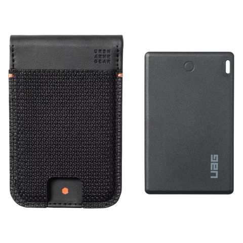UAG Metropolis portefeuille avec tracker - Compatible avec Apple et Android - Kevlar Black
