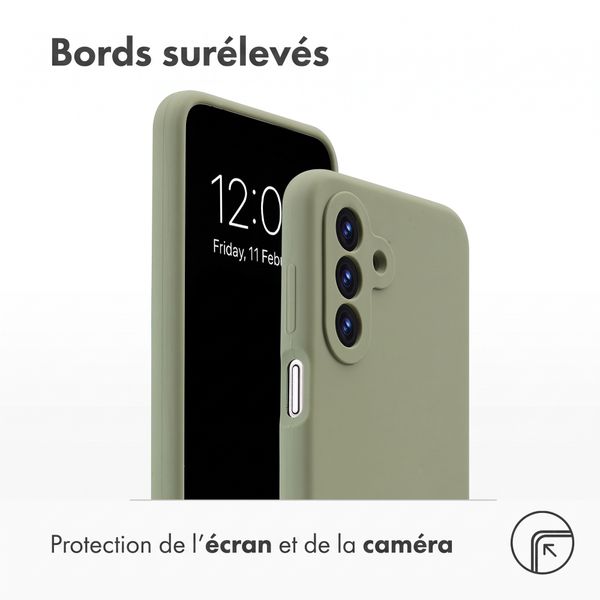 Accezz Coque Liquid Silicone Samsung Galaxy A18 (4G) - Cooper Green