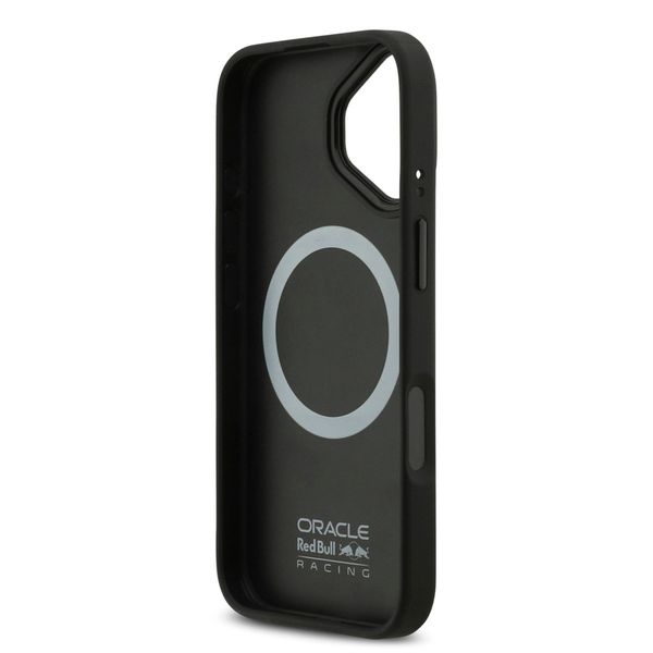 Red Bull Racing Coque en cuir PU maillé MagSafe Apple iPhone 17 - Navy