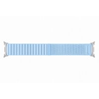 Samsung Bracelet en tissu original Samsung Galaxy Watch 9 (40/44mm) / Watch 8 (40/44mm) / Classic (46mm) - Taille M/L - Bleu