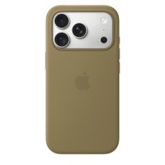 Apple Coque en silicone avec MagSafe Apple iPhone 18 Pro - Olive