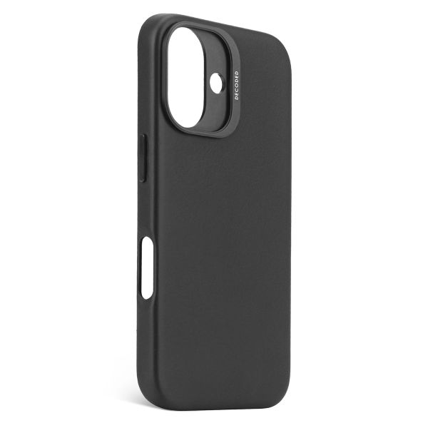 Decoded Coque en cuir MagSafe Apple iPhone 16 - Noir