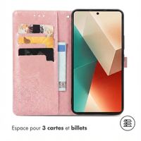imoshion Etui de télephone Mandala Xiaomi Redmi Note 13 (5G) - Rose Doré