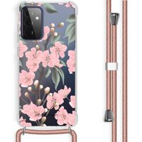 imoshion Coque Design avec cordon Samsung Galaxy A72 - Cherry Blossom