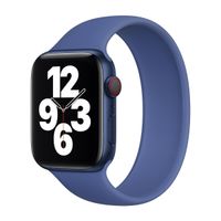 Apple Bracelet Boucle unique en Silicone Apple Watch | 44/45/46/49 mm - Taille 7 - Toma Blue