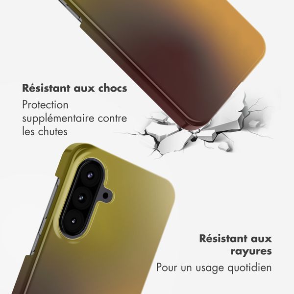 Selencia Coque arrière Vivid Samsung Galaxy A57 (5G) - Gradient Olive Dust